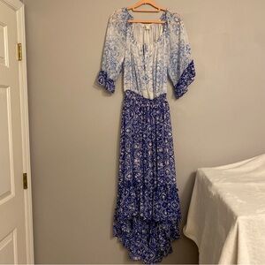 Boston Proper Off-The Shoulder Maxi Dress